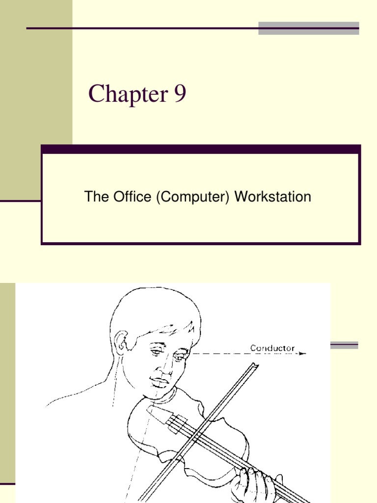 Chapter 9 Office Ergo PDF | PDF | Chair | Computer Keyboard