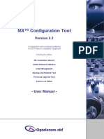 MX Configuration Tool 2.3 - User Manual