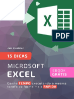 15 Dicas de Excel Ebook Grátis