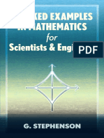 Stephenson G. Worked Examples in Mathematics For Scientists and Engineers 2019 PDF