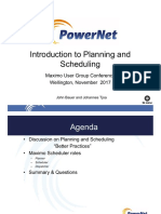 Introduction To Planning and Scheduling