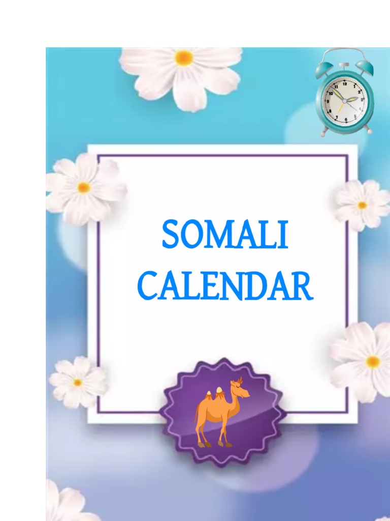 Somali Calendar and Time System | PDF