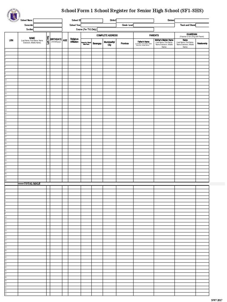 Senior High School Forms | PDF | Human Nature | Human Development