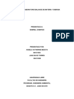 Informe de Laboratorio Balance de Materia y Energia PFD Cuestionario