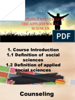 Course Outline-DISCIPLINES - AND - IDEAS - IN - THE - APPLIED - SOC