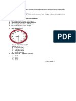 Telling Time Worksheet Answers C B 10.15