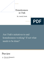 Homelessness in Utah Presentation