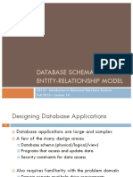 Database Schema Design Using ER Model