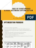 2-Challenge of Continuous Global Network Optimization