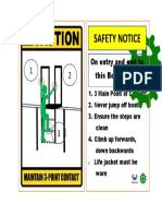 3 Main Point of Contact Sign