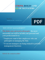 NEW - Functions, Roles, and Skills of Managers