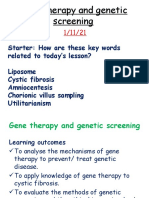 Gene Therapy and Genetic Screening