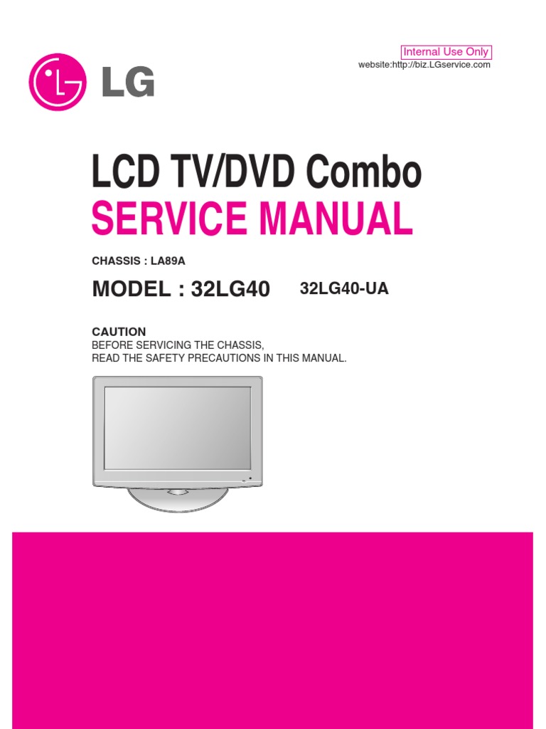 TV Service Manual 13301496-Lg-Lcd-TbDvd-Combo-Chla89a-32lg40 | Printed  Circuit Board | Soldering