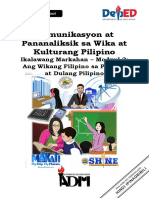 Filipino11komunikasyon q2 w2 Studentssversion