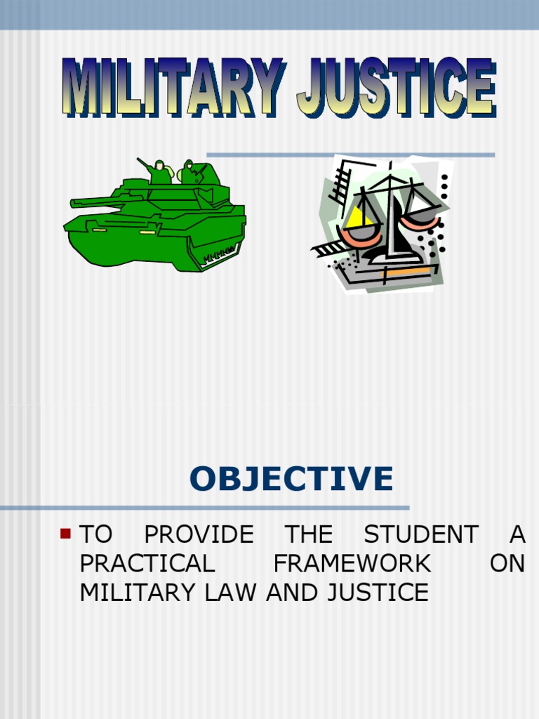 Military Justice. PDF Court Martial Military Justice