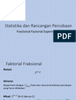Faktorial Eksperimen Fraksional PDF