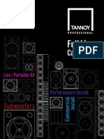 Tannoy Pro Catalogue