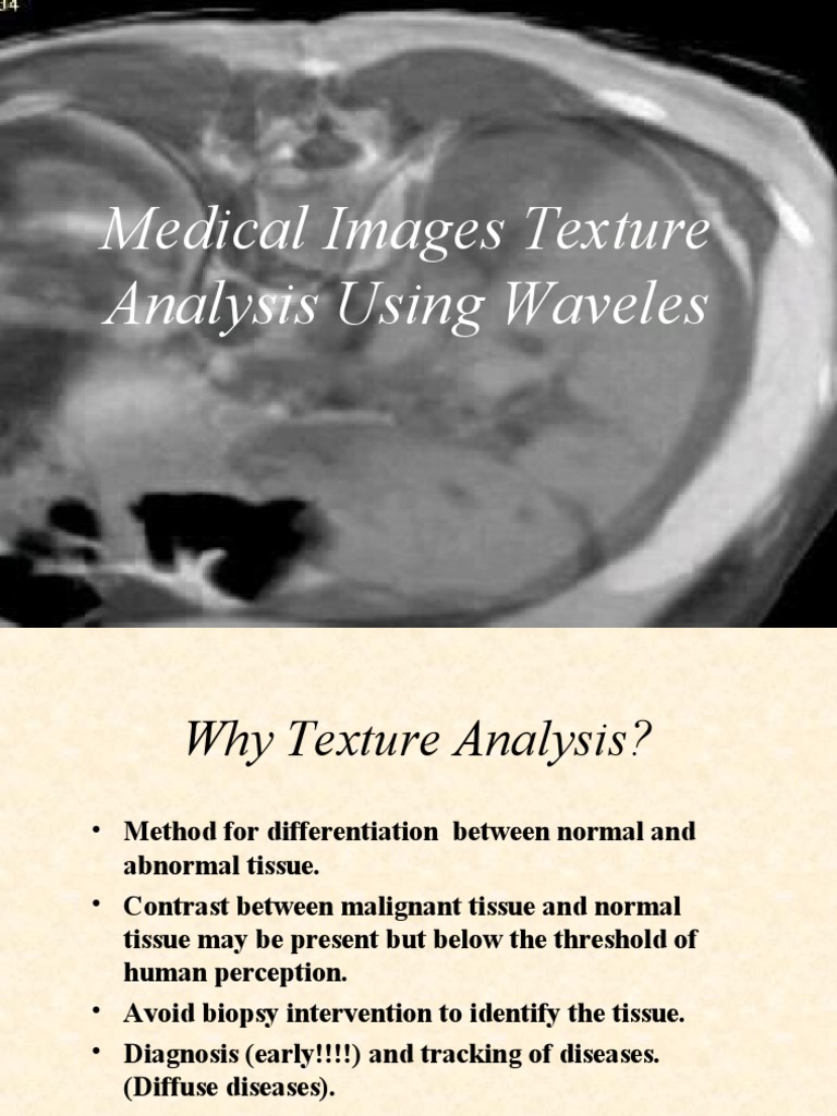 Medical Images Texture Analysis Using Waveles | PDF | Wavelet | Texture ...