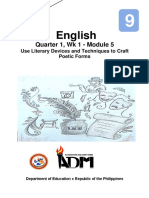 English: Quarter 1, WK 1 - Module 5