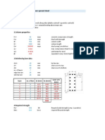 Column interaction diagram spreadsheet