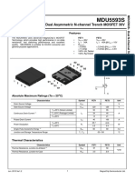 MDU5593S: Dual Asymmetric N-Channel Trench MOSFET 30V