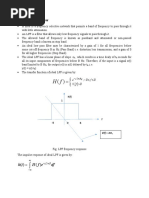 Ideal Low Pass Filter: HT Hfe DF