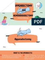 Appendectomy Hemorrhoidectomy 