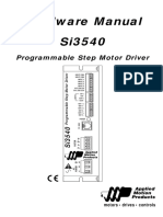 Hardware Manual Si3540: Programmable Step Motor Driver