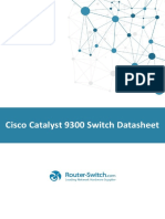 Cisco Catalyst 9300 Switch Datasheet PDF