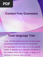 Handout-13 Context Free Grammars