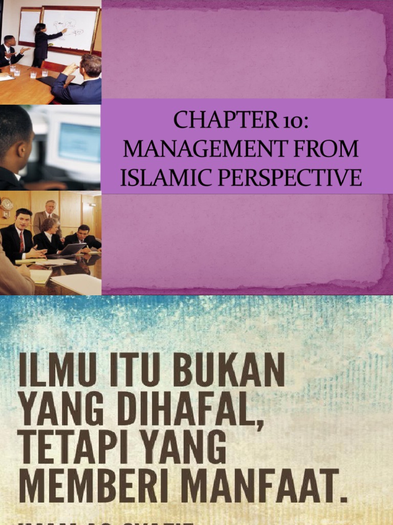 C10 Management From Islamic Perspective Pdf Muhammad Sharia