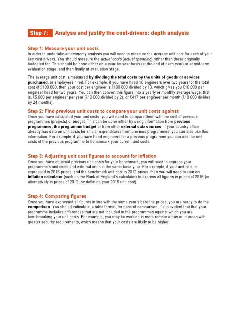 Cost-Driver Analysis Guide | PDF | Cost | Purchasing Power Parity