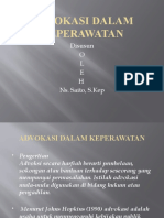 Advokasi Dalam Keperawatan