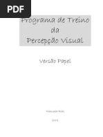 Programa treino percepção visual