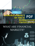 Understanding The Role of The Financial Markets and Institutions
