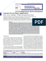 Vibgyor: Design and Testing of A Cooling Fan For Electro-Mechanical Actuators For Aerospace Applications