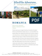 Romania Adventure Tour Itinerary PDF