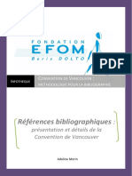 Norme Vancouver Expliquer Par Adeline Morin 2013 IFMK PDF
