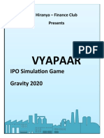 Vyapaar: IPO Simulation Game Gravity 2020