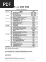 plano manutencao Case MX110