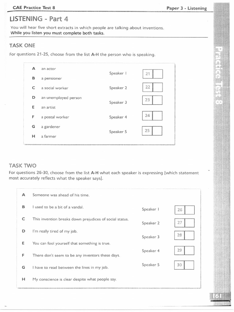 Cae Elt Test 9 | PDF