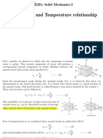 ME231 Solid Mechanics Stress Strain Relationships