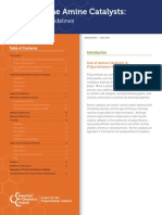 Polyurethane Amine Catalysts Guidelines For Safe Handling Amp Disposal English PDF