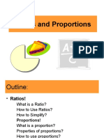 Ratios and ProportionsPPT