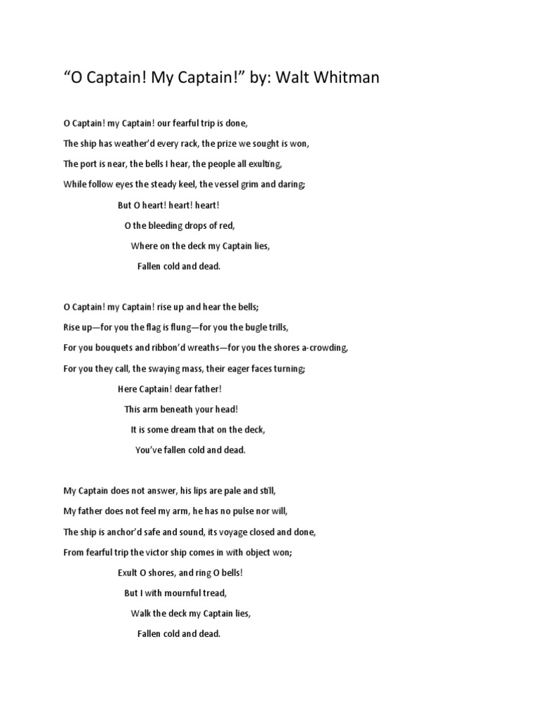 Walt Whitman's 