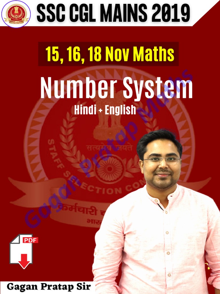 Number System All Questions SSC CGL MAINS 2019 | PDF