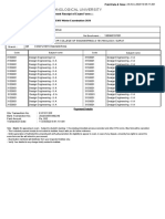 Gujarat Technological University: - :: Payment Receipt of Exam Form