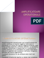 Curs05.1 Amplificatoare-Operationale