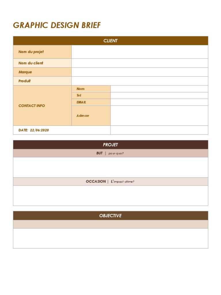 Graphic Design Project Brief Template | PDF | Brand | Public Sphere