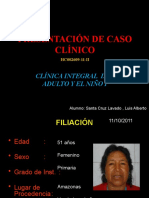 Caso Clinico - Clinica Integral II